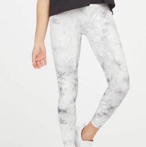 Spanx Booty Boost Grey tie dye leggings Sz L